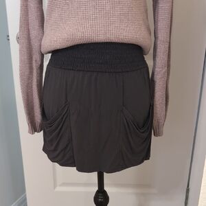 Grey Mini Skirt